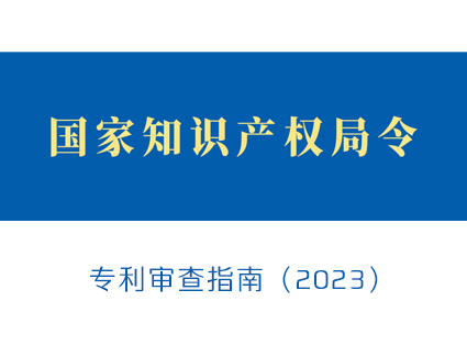专利审查指南（2023）